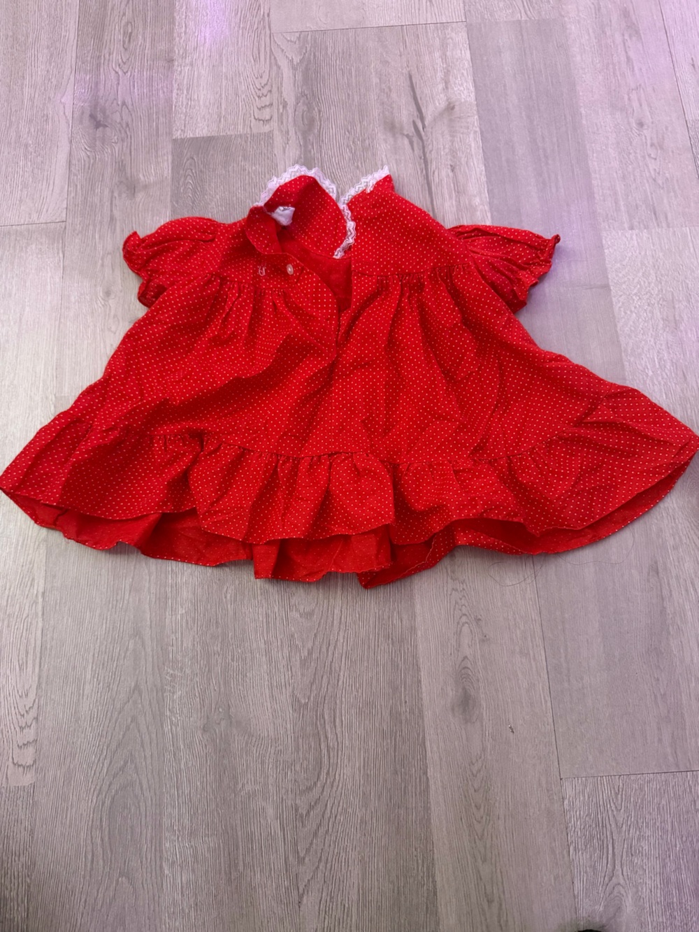 Vintage Red Polka Dot Sundress - Picture 2 of 2